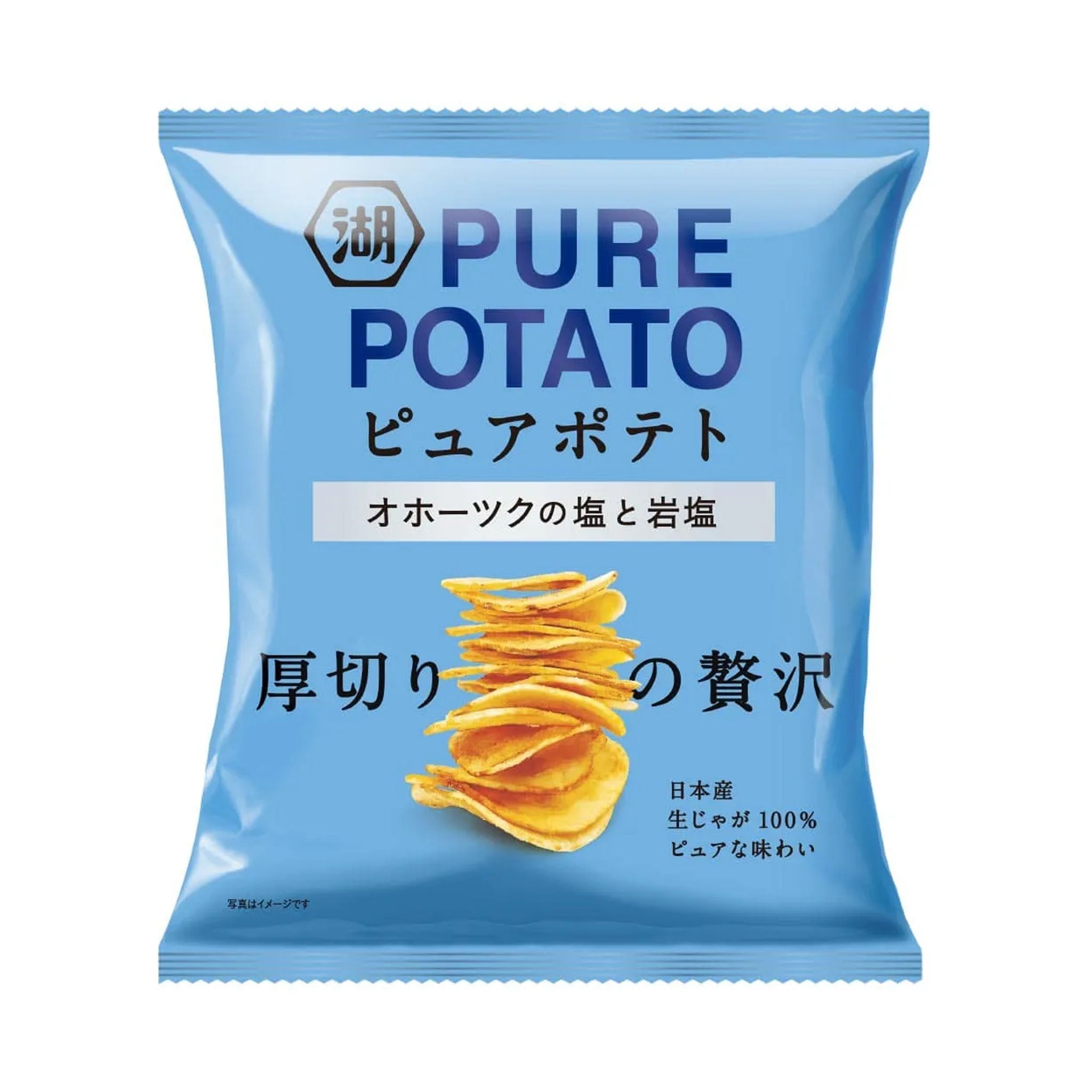 Koikeya Pure Potato Okhotsk Salt and Rock Salt
